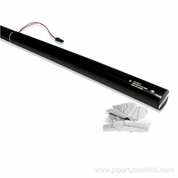 80cm Remote White Paper Confetti Cannon